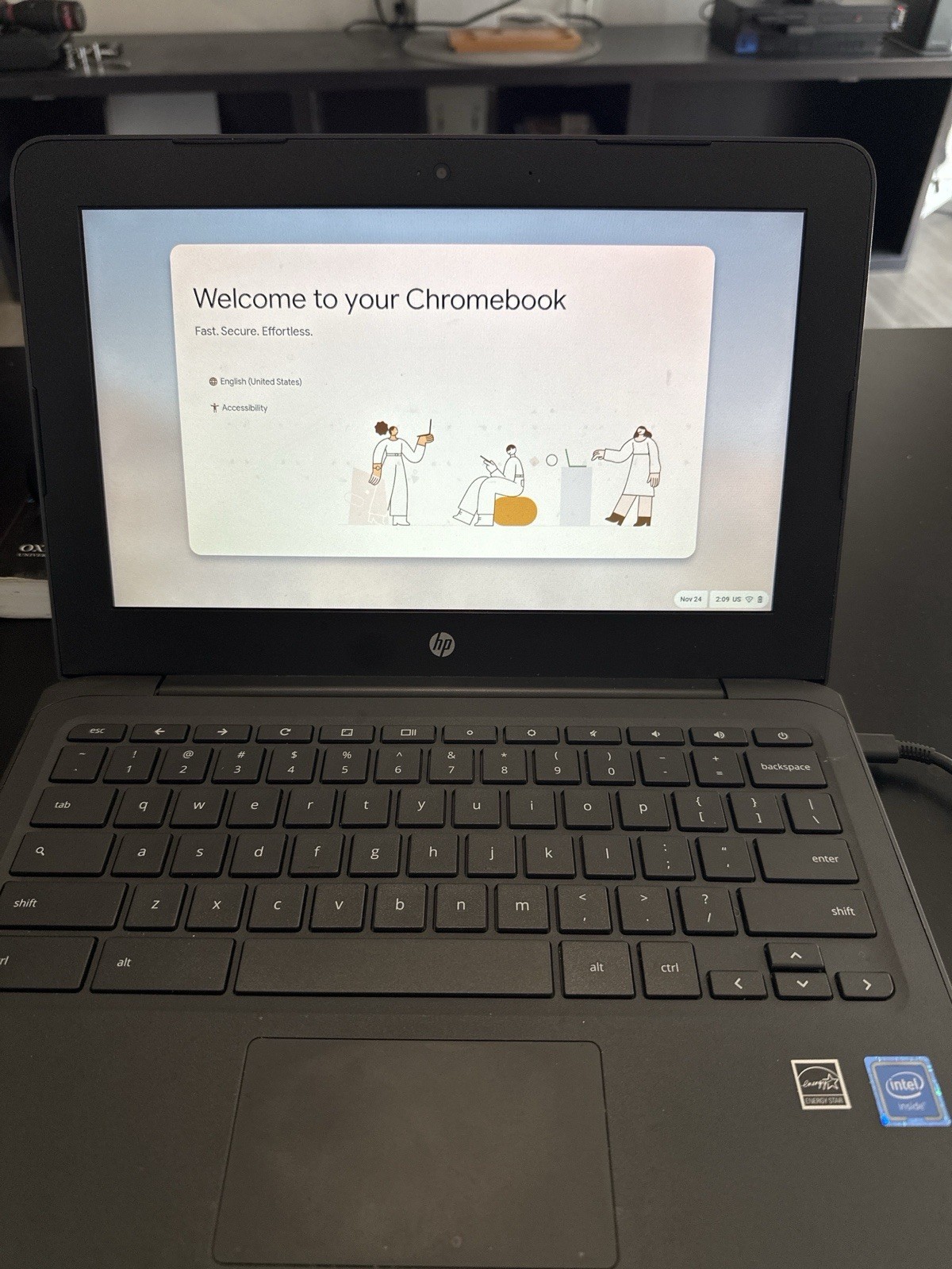 HP Chromebook 11a-nb0013dx 11.6 inch (32GB, Intel Celeron, 4GB) Ash Gray