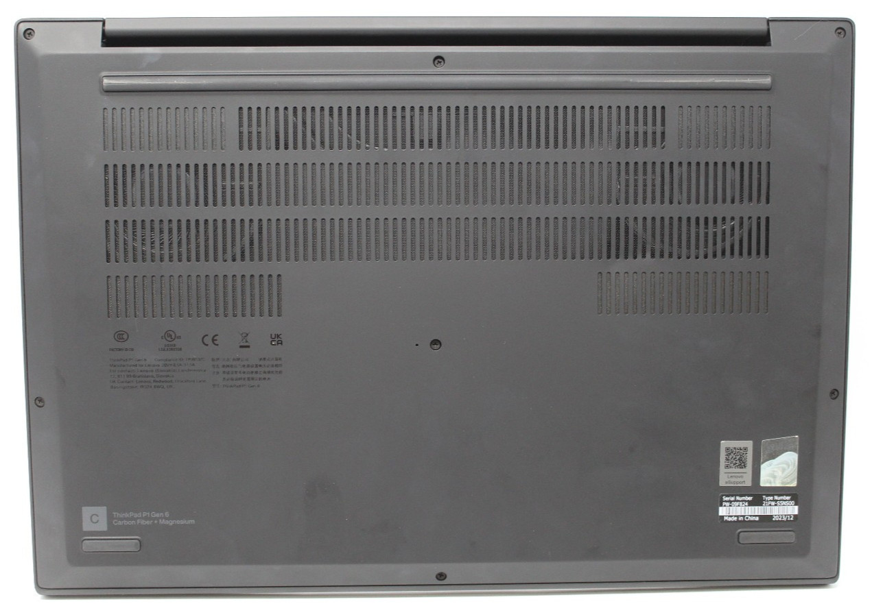 Lenovo ThinkPad P1 G6 i7-13800H @ 2.5 GHz Touch 1 TB 32 GB RTX A1000 Win11 Pro