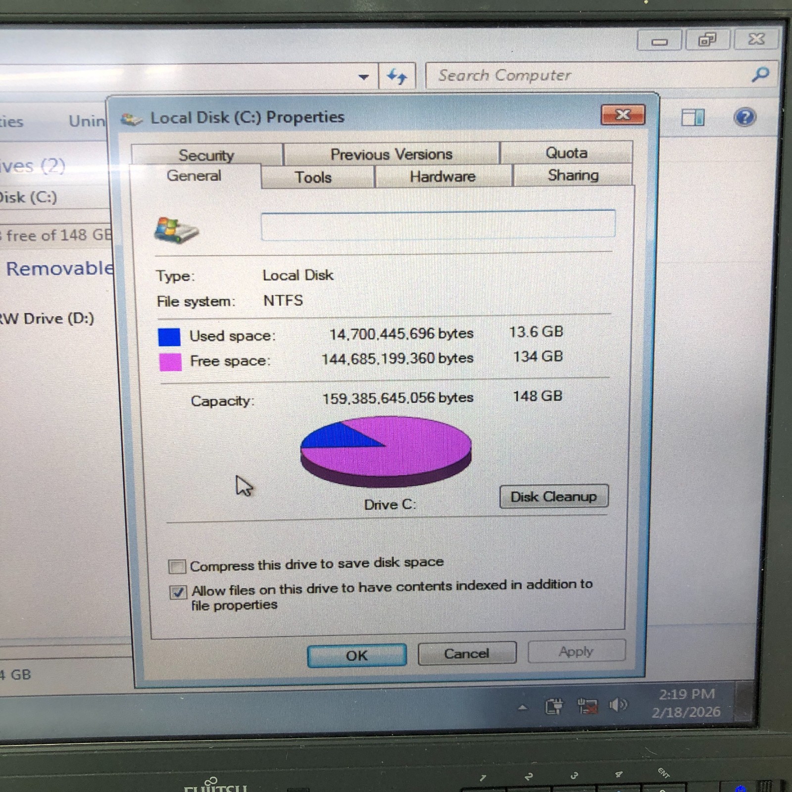 Fujitsu Lifebook Retro Gaming Laptop i5-M520 2.40GHz 4GB RAM (Windows 7 Pro)