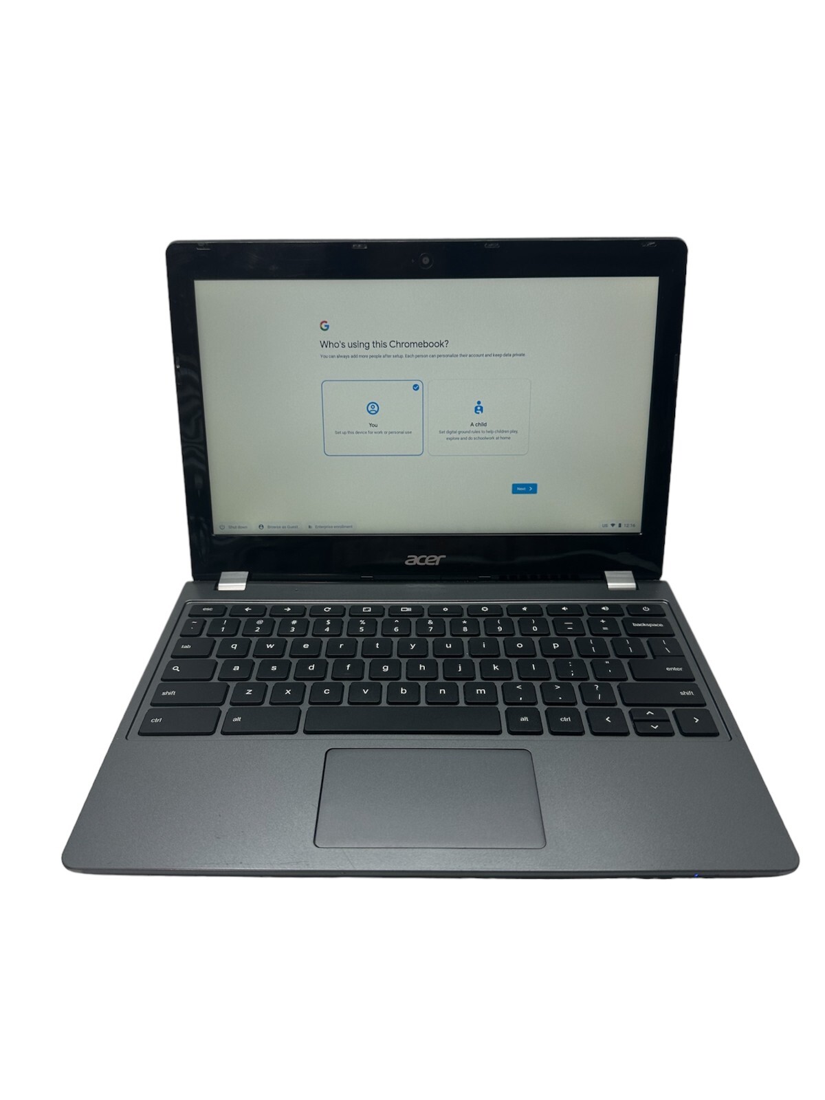 Acer C740-C4PE 11.6″ Chromebook – Intel 3205U – 4GB RAM 16GB SSD GOOD CONDİTİON