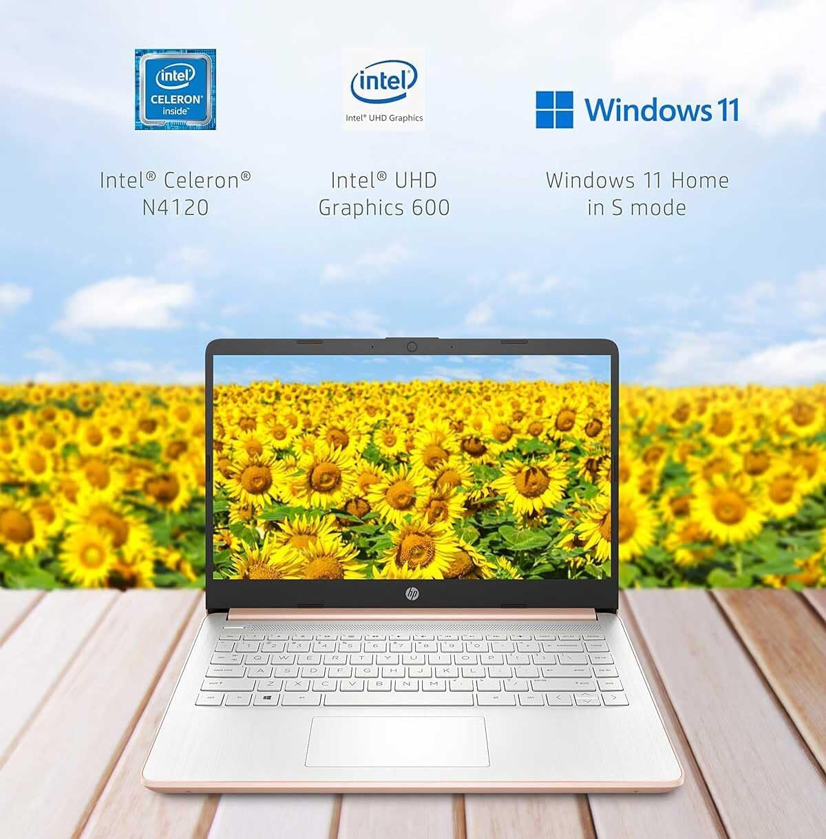 New HP Laptop 14″ HD Intel Celeron N4120 16GB RAM, 320GB Storage Windows 11 S