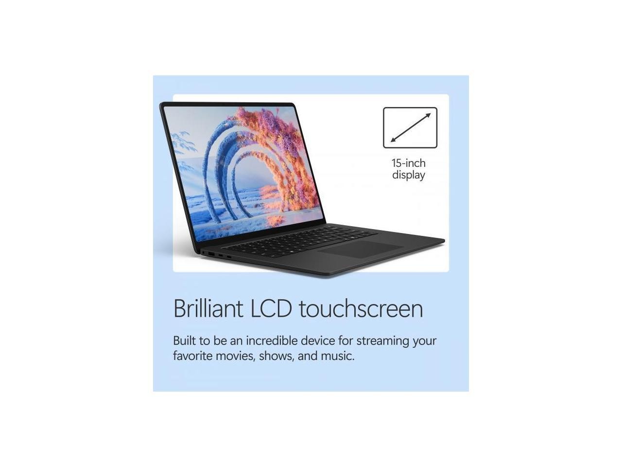 Microsoft – Surface Laptop – 15″ 3K Touchscreen – Snapdragon X2 Elite (12 Core)