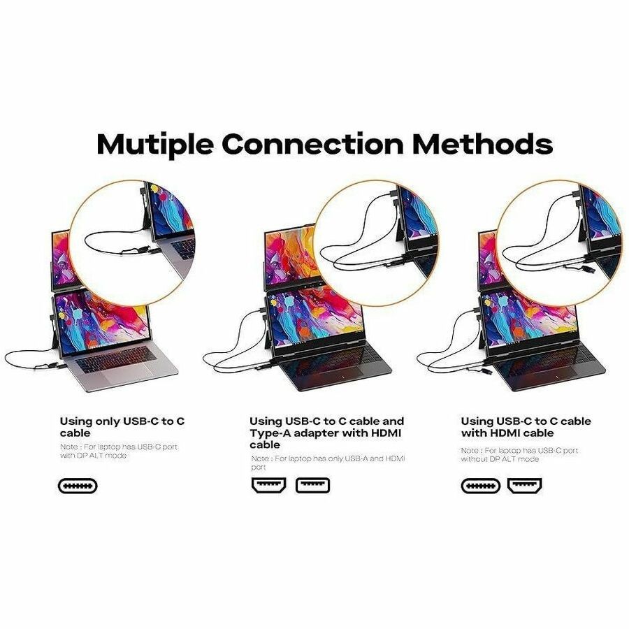 Mobile Pixels Duex Float 15.6″ FHD IPS Touch Portable Dual Monitor