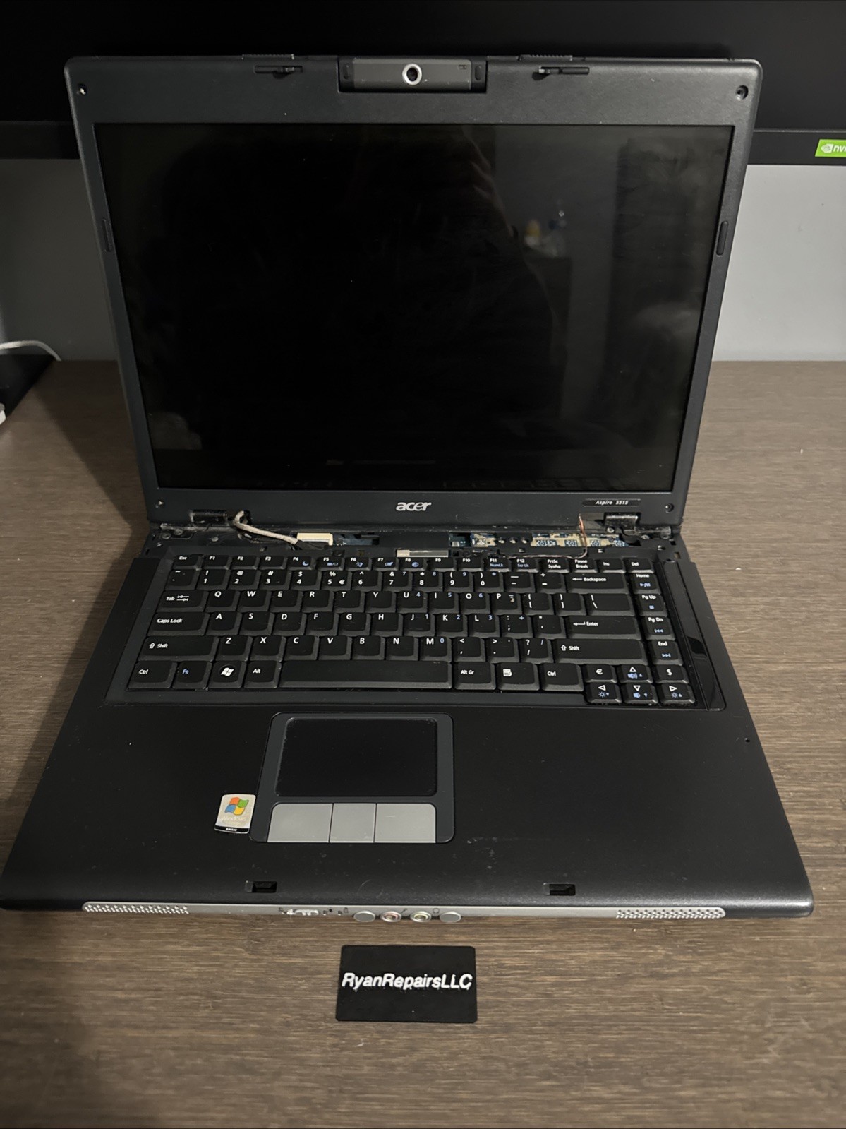 Acer Aspire 5515 15.4″ Laptop AMD 2650e 1.6GHz 1GB RAM 150GB HDD FOR PARTS ONLY