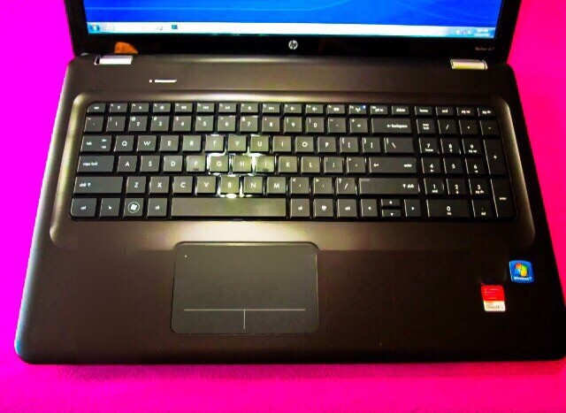 Burgundy HP Pavilion DV7-4000 Laptop