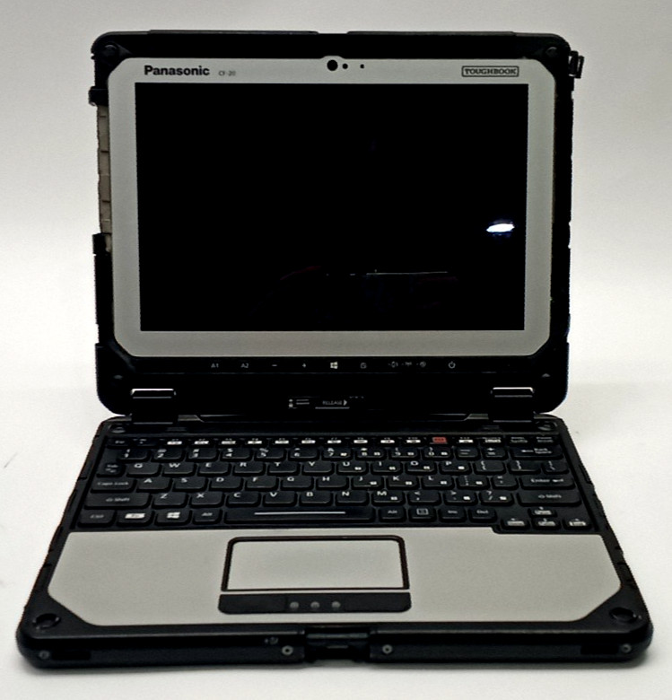 Panasonic ToughBook CF-20 m5-6Y57 VPRO@1.10GHZ 8GB RAM 256GB M.2 WIN11P WH456*!
