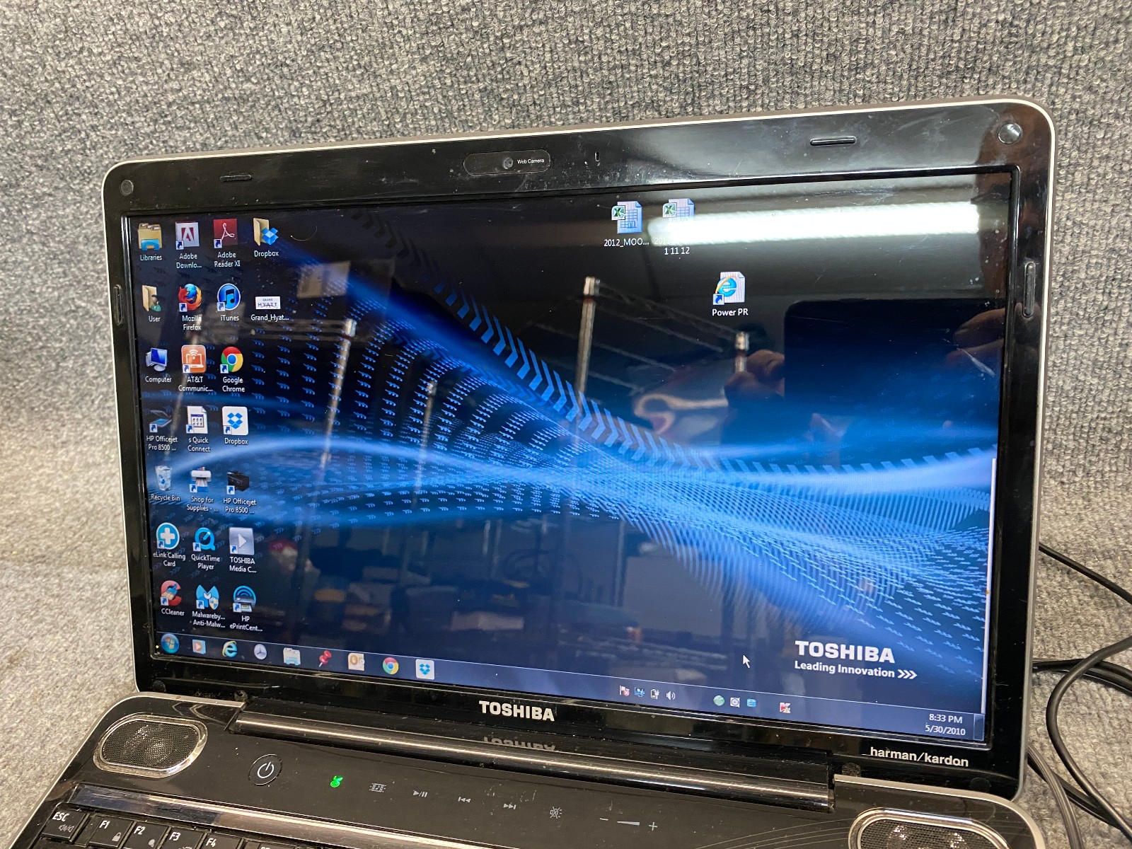 Toshiba Satellite A505-S6005 Intel Core i3-330M 2.13GHz 4GB RAM 500GB HDD
