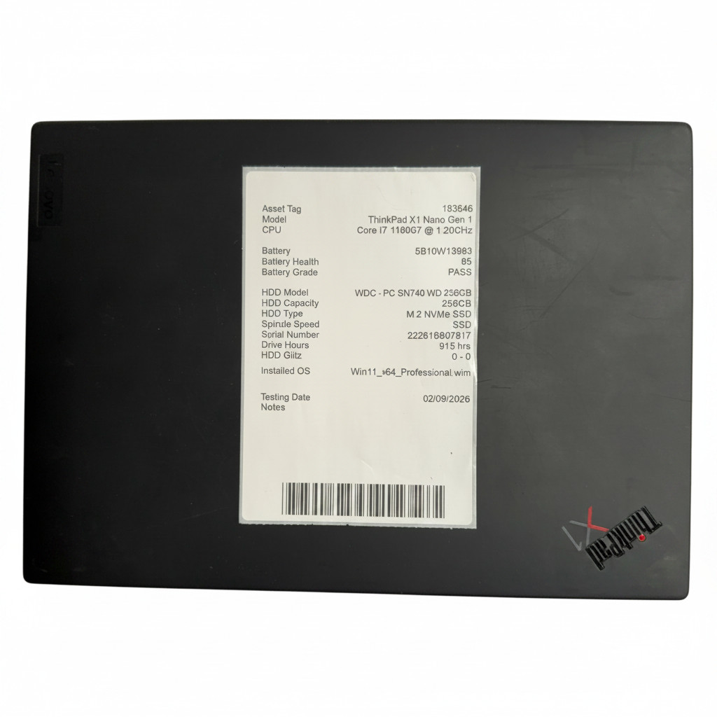 Lenovo ThinkPad X1 Carbon Gen 9 i7-1160G7 16GB RAM 256GB SSD Win 11 Pro