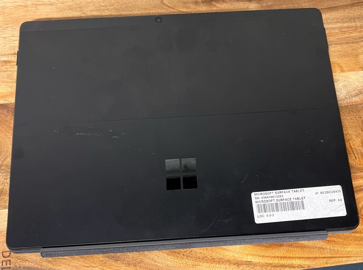 Microsoft Surface Pro X (Model 1876) w/ Finie Keyboard & Charging Block 128 G