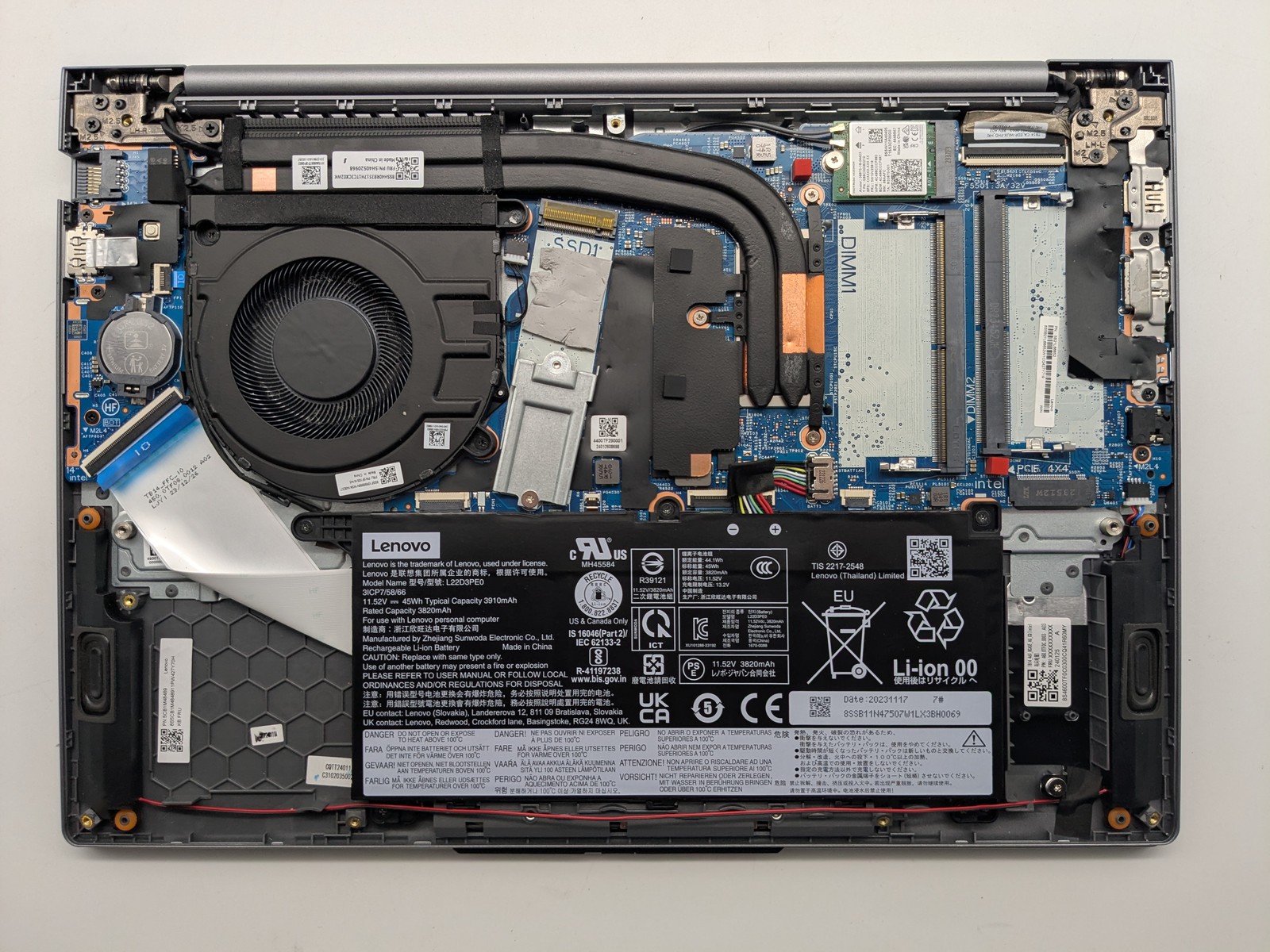 Lenovo ThinkBook 14 G6 IRL 14″ FHD+ i7-1355U Webcam Motherboard Palmrest *READ*