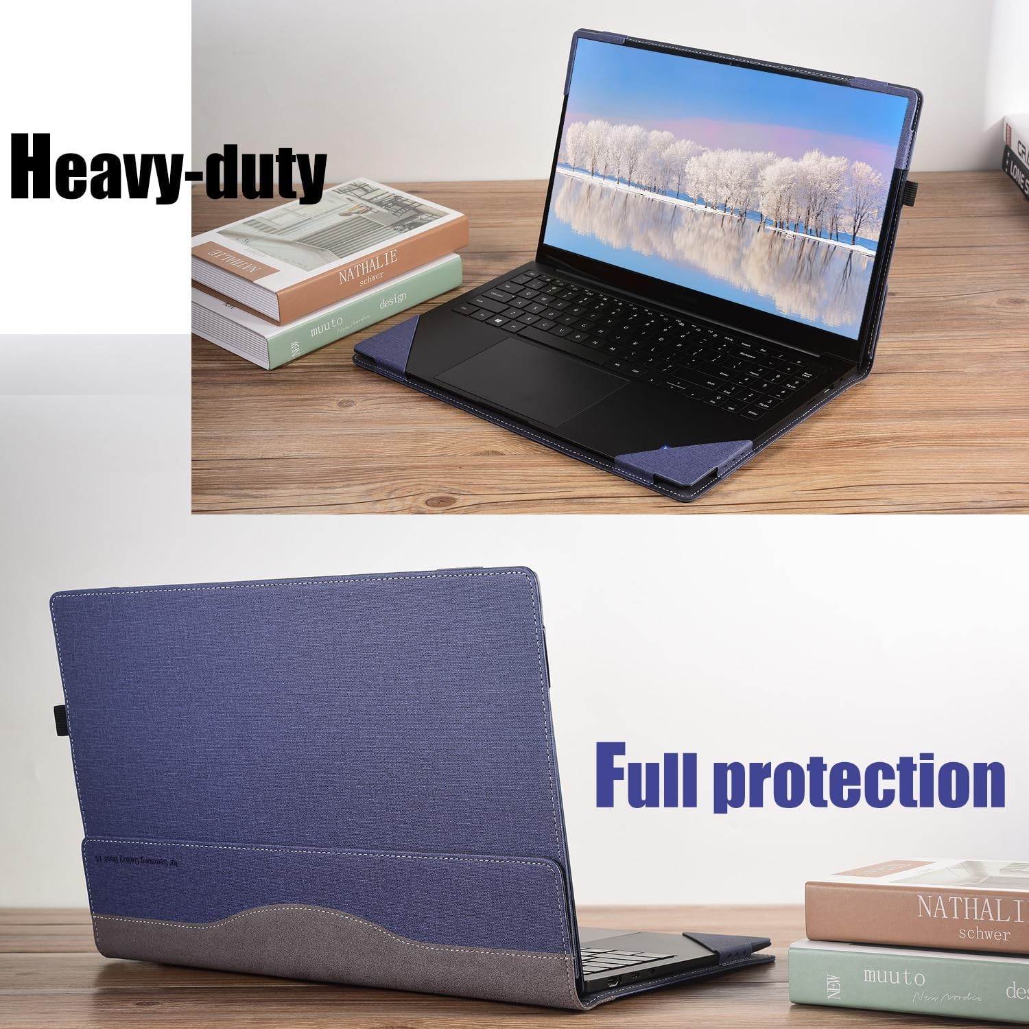 Laptop Case Cover for 15.6″ Samsung Galaxy Book5/4/3/2 Pro 360 Sleeve Bag