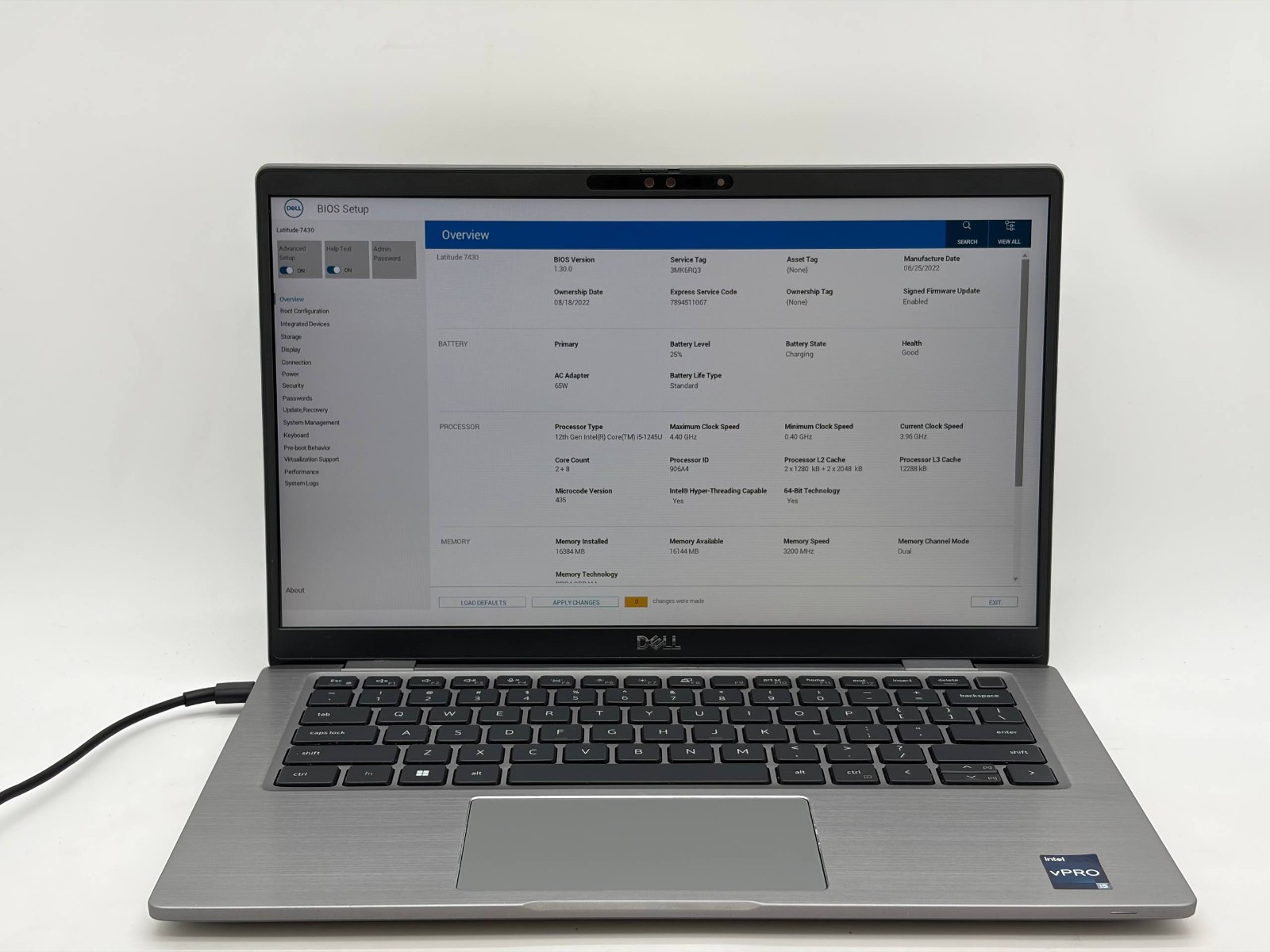 Dell Latitude 7430 Touch screen i5-1245U 16GB RAM 512GB NVMe Win 11 Pro Grade B