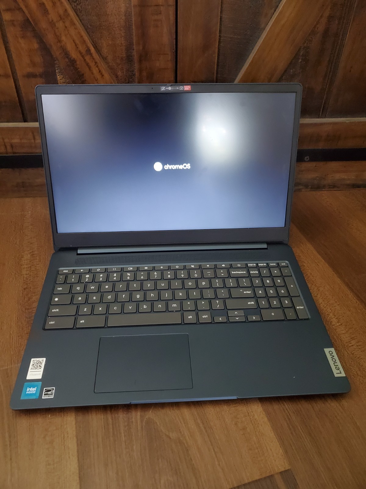 Lenovo IdeaPad 3 Chrome 15IJL6 15.6in Chromebook Blue Chrome OS w/Charger