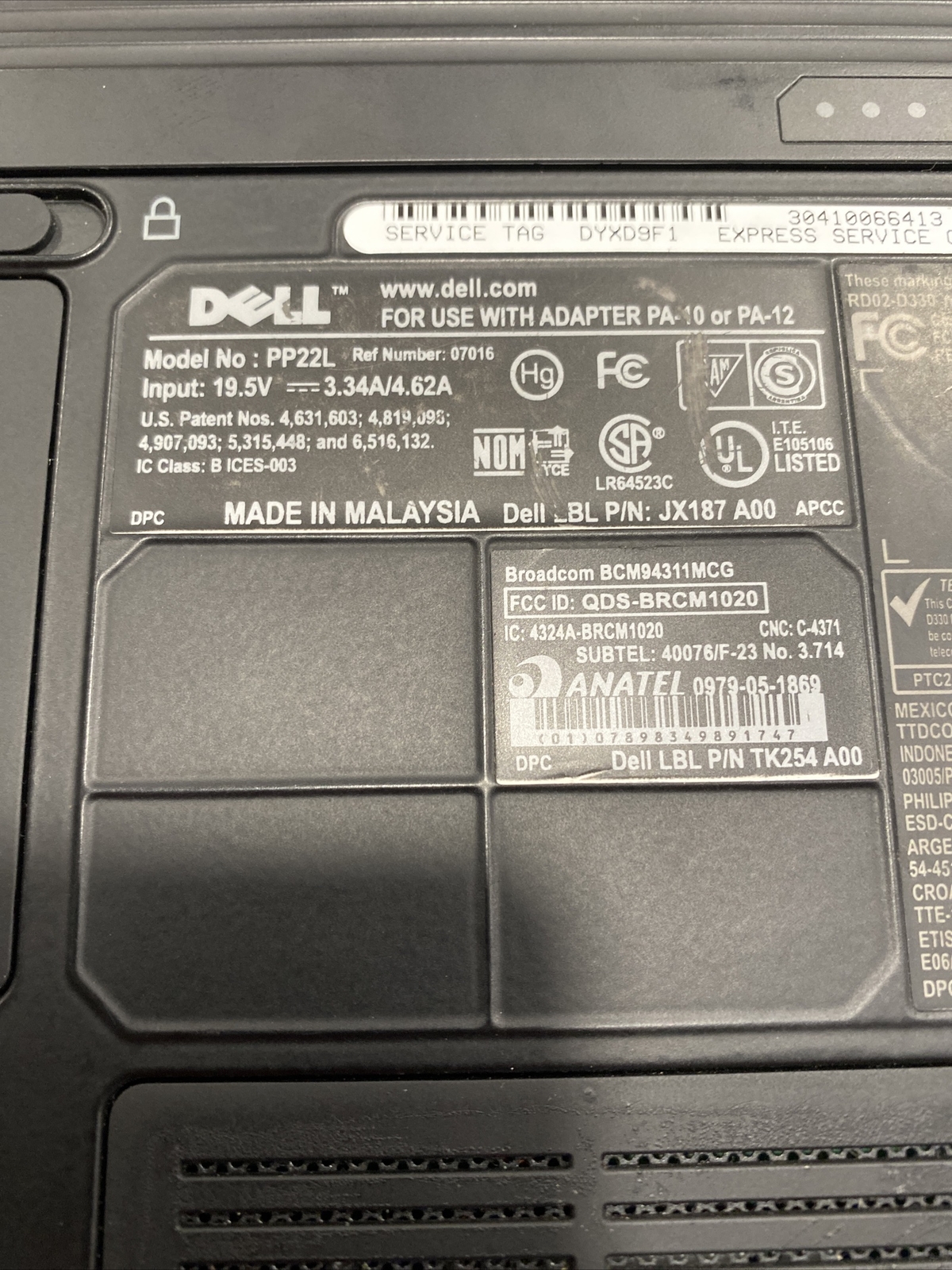 Dell Inspiron 1520 Intel Core 2 D 1.46G 1GB Notebook No Charger READ!!