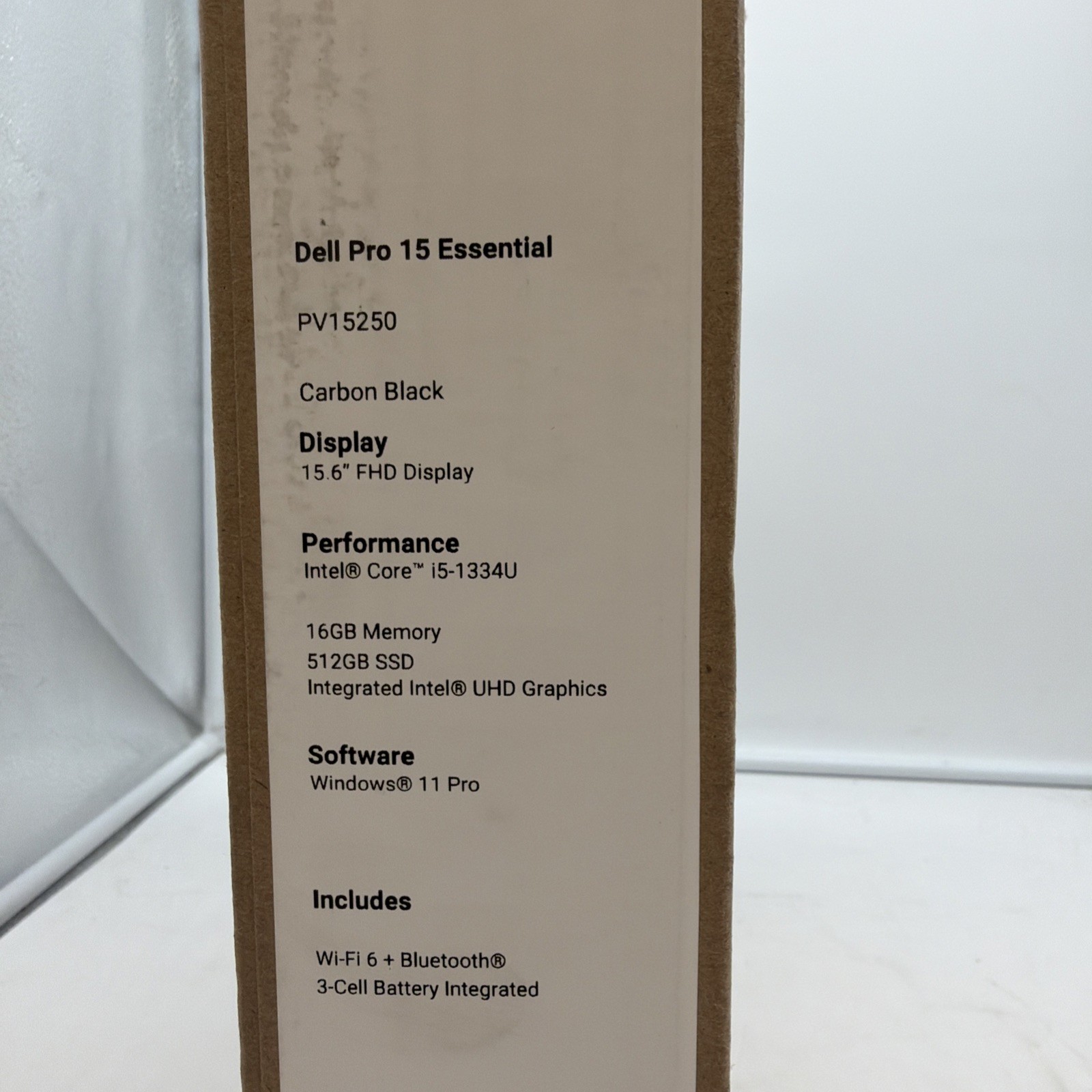 Dell PV15250 Pro 15 Essential 15.6″ Notebook 512GB 16GB i5 – Full HD 120HZ V2T7P