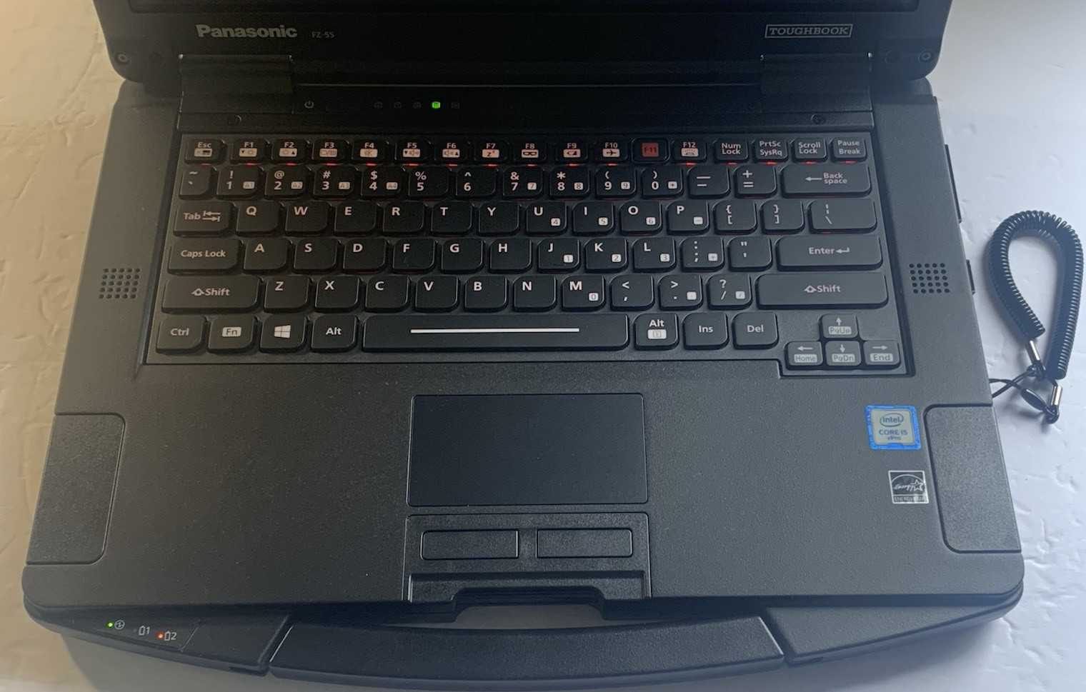 PANASONIC FZ-55 Toughbook Touch Laptop i5 8365U 32GB 1TB 1.60GHz Win11 ~10 Hours