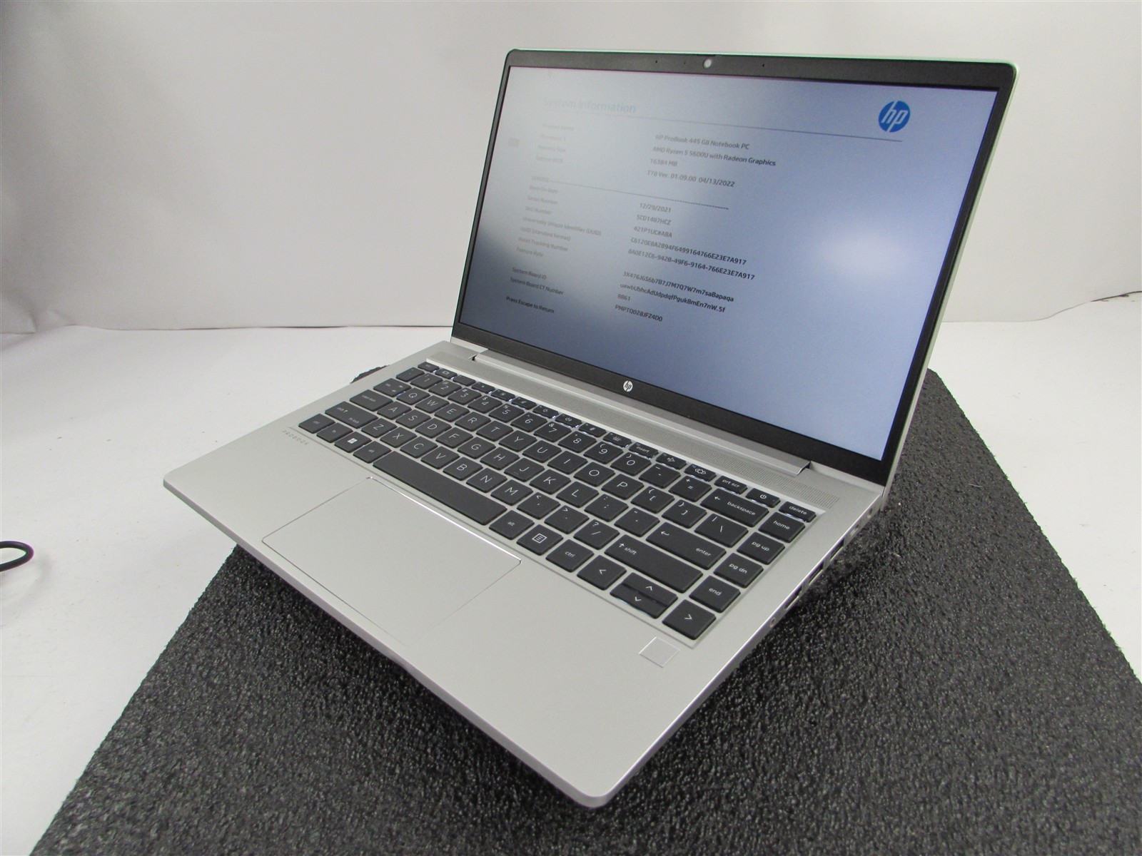 HP PROBOOK 445 (G8) FHD AMD RYZEN 5 5600U 512GB SSD 16GB RAM AMD GPU WIN 11 PRO