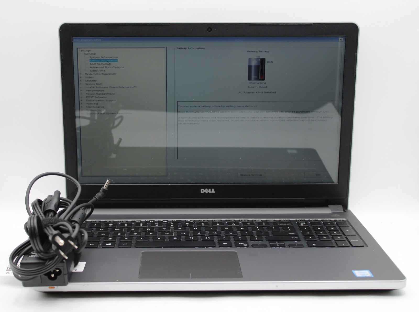 Dell Inspiron 5559 i5-6200U @ 2.3 GHz 8GB RAM 500GB No OS