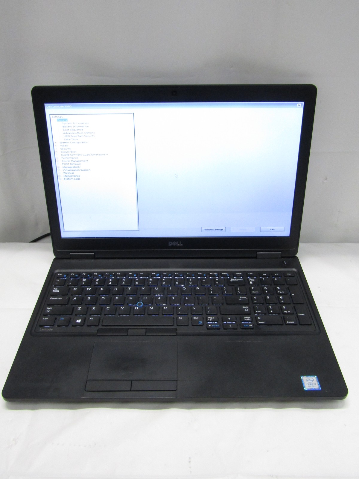 Dell Latitude 5580 2.90GHz Core i7-7820HQ 8GB RAM 15.6″ FHD Touch NO HDD/BATT/OS