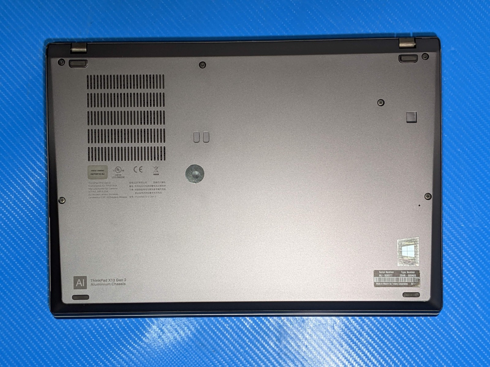 Lenovo ThinkPad X13 Gen 2i 13.3″WUXGA TOUCH i7-11 2.8GHz 16GB 512GB SSD W11P +PA