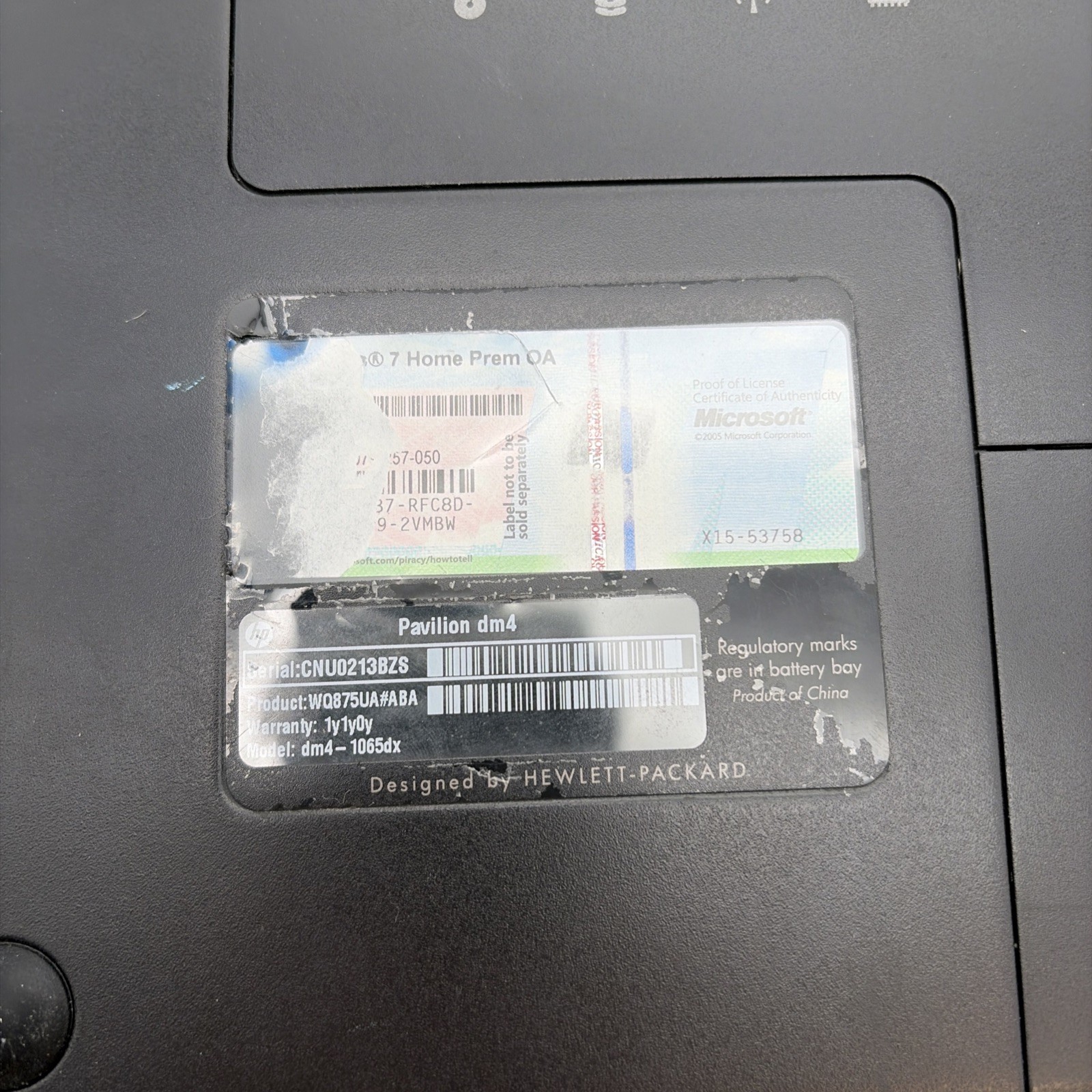 HP PAVILION dm4 NOTEBOOK L88