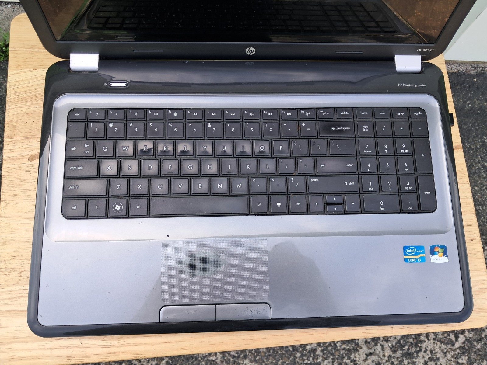 HP Pavillion G7 G Series Laptop For Parts Or Repair