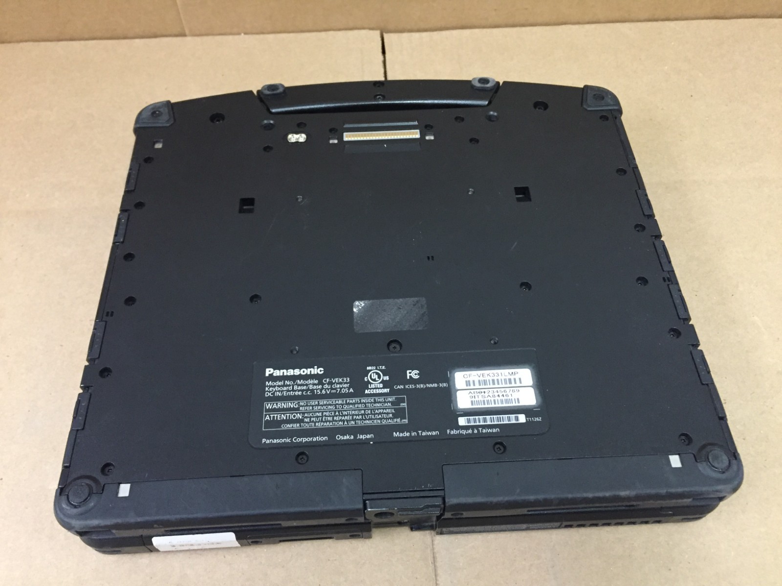 Panasonic Toughbook CF-33 Touch 2.8GHz i7-7600U 16GB 512GB SSD 4G LTE KB. w/AC #