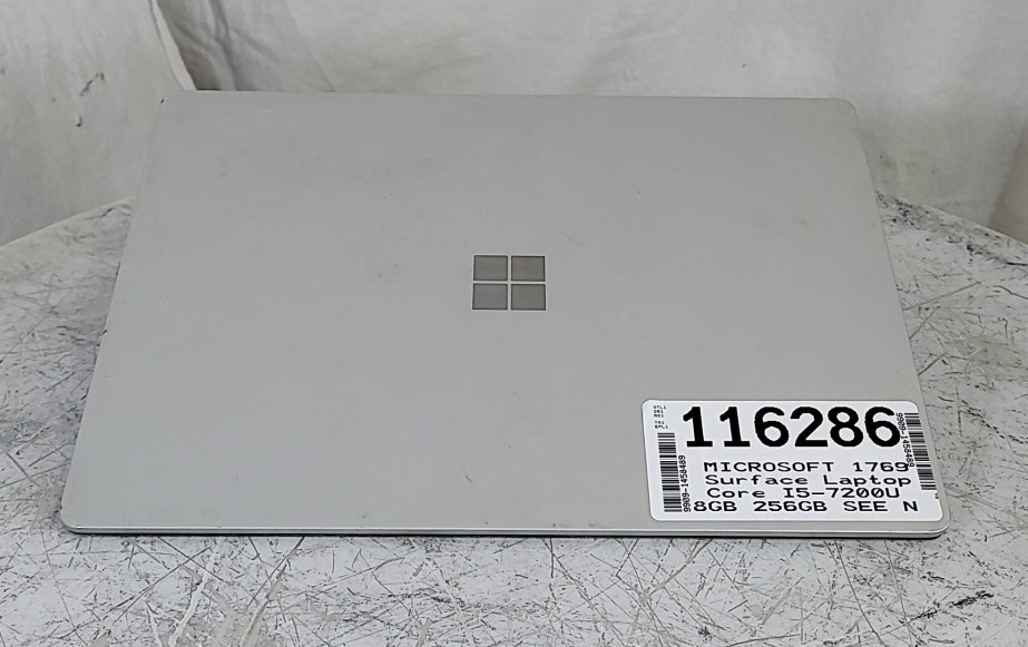MICROSOFT 1769 Surface Laptop Core I5-7200U 8GB 256GB SEE NOTES