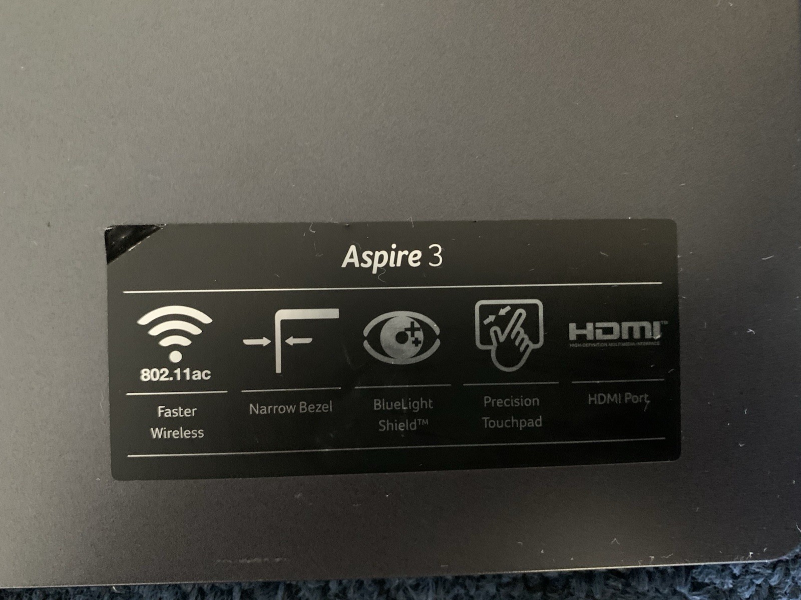 Acer Aspire A315-22 15.6″ Laptop AMD A4-9120e 8GB DDR4 112GB SSD WIN 10H