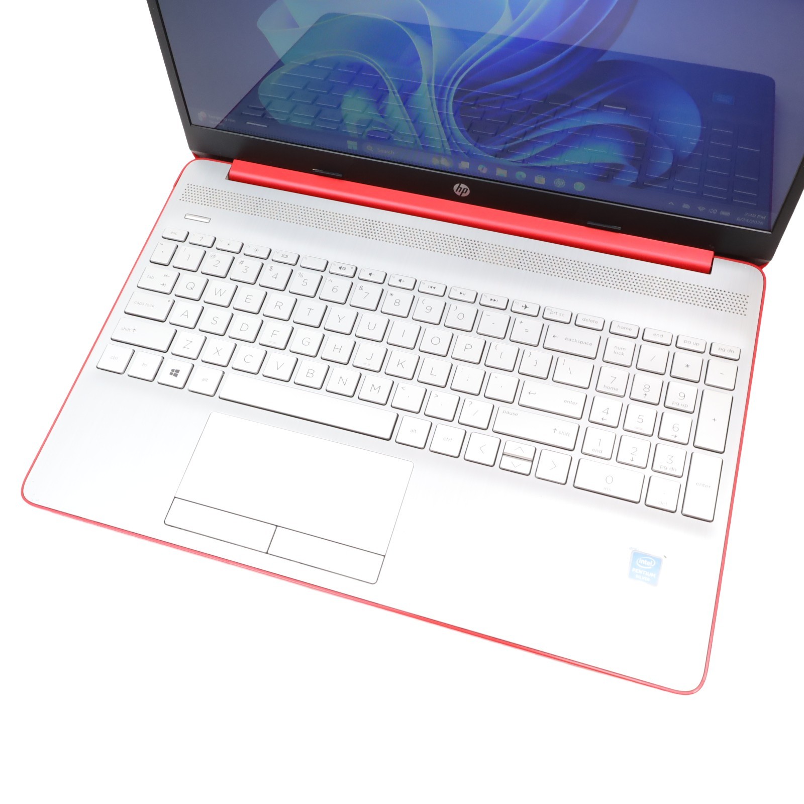 HP 15-DW0083WM Intel Pentium Silver N5000 1.10GHz 4GB RAM 128GB SSD 15.6″ – Red