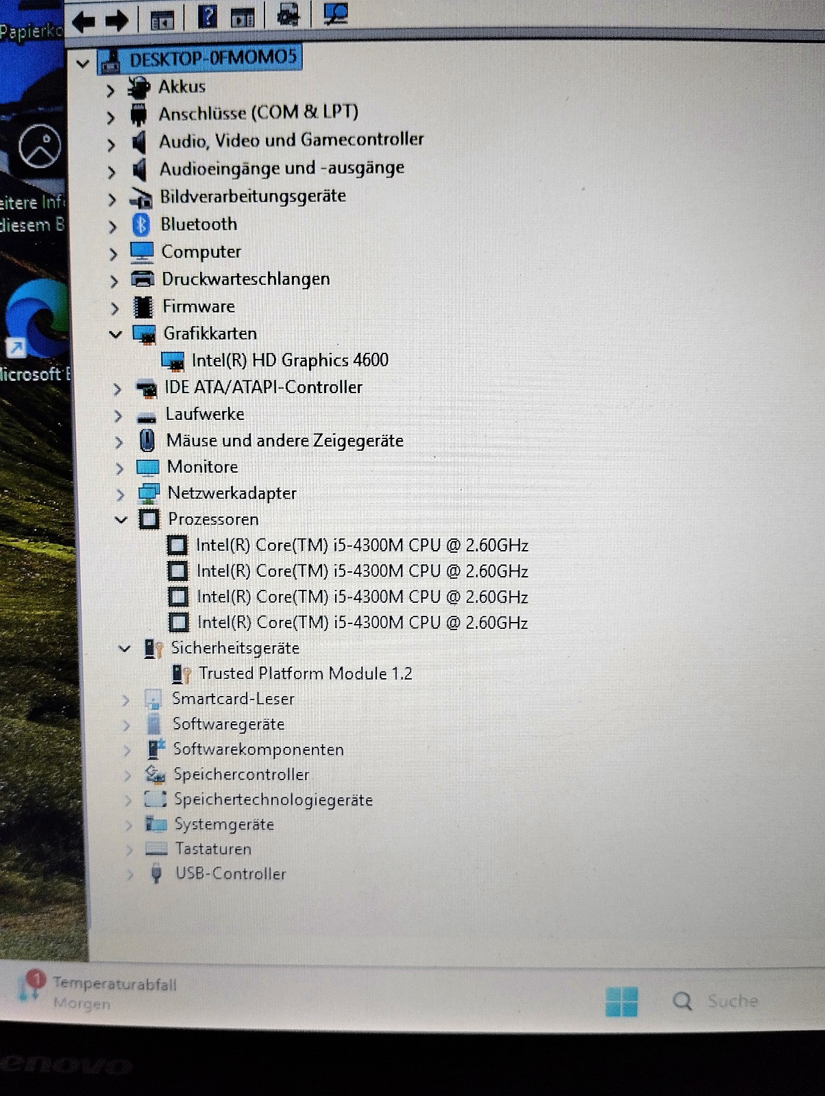 Lenovo ThinkPad L540 – Intel I5 2(4)x2.60GHz – 8GB RAM
