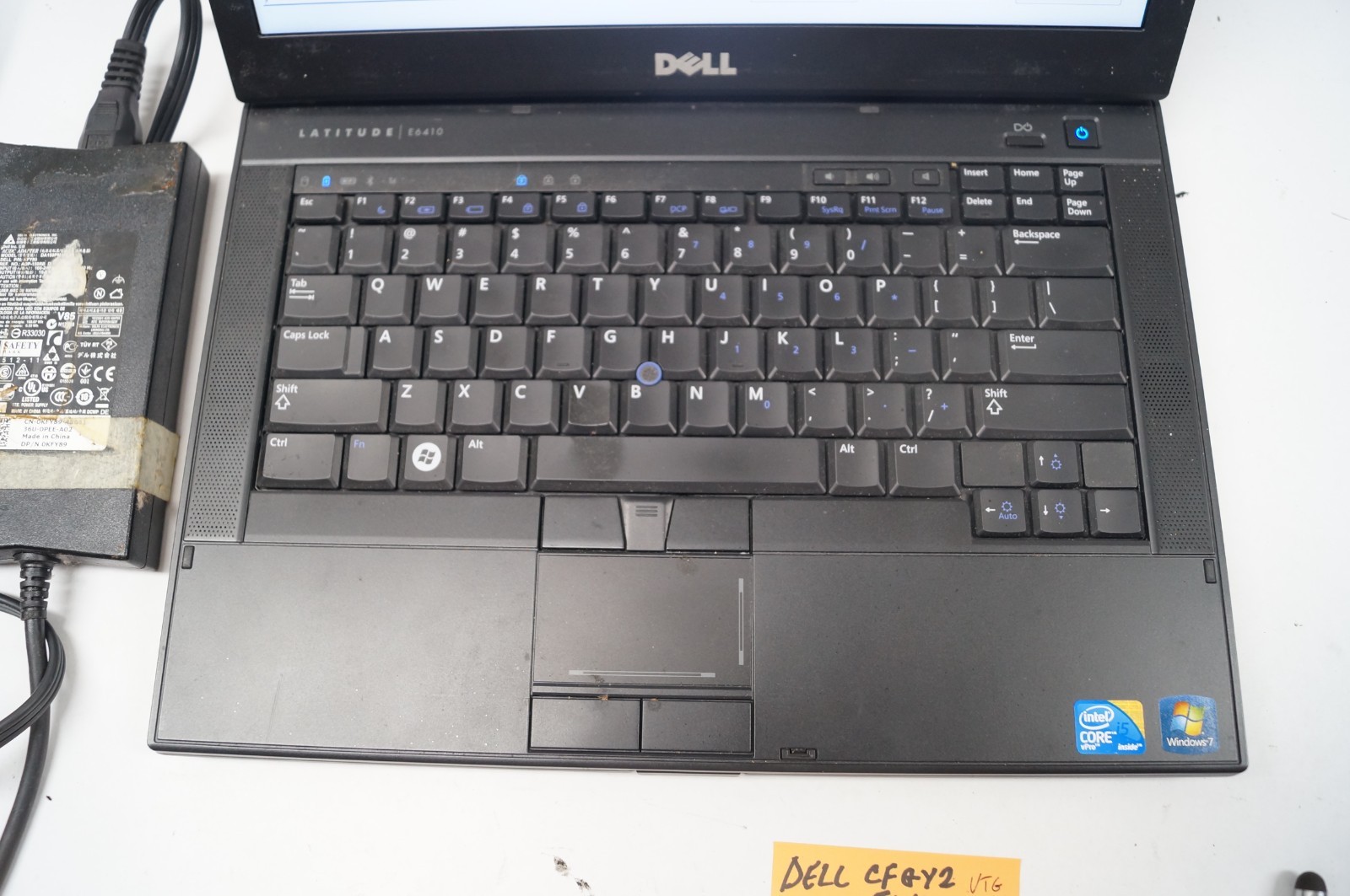 DELL CFGY2 E6410 Latitude Notebook 14″ 4GB Mem 2.4GHz 250GB HD WORKING PoR E112