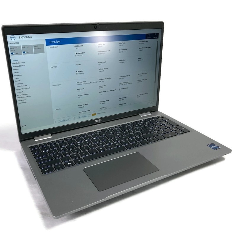 Dell Latitude 5530 15.6″ Laptop Core i5-1235U 1.3GHz 16GB 256GB NVMe SSD -Win 11