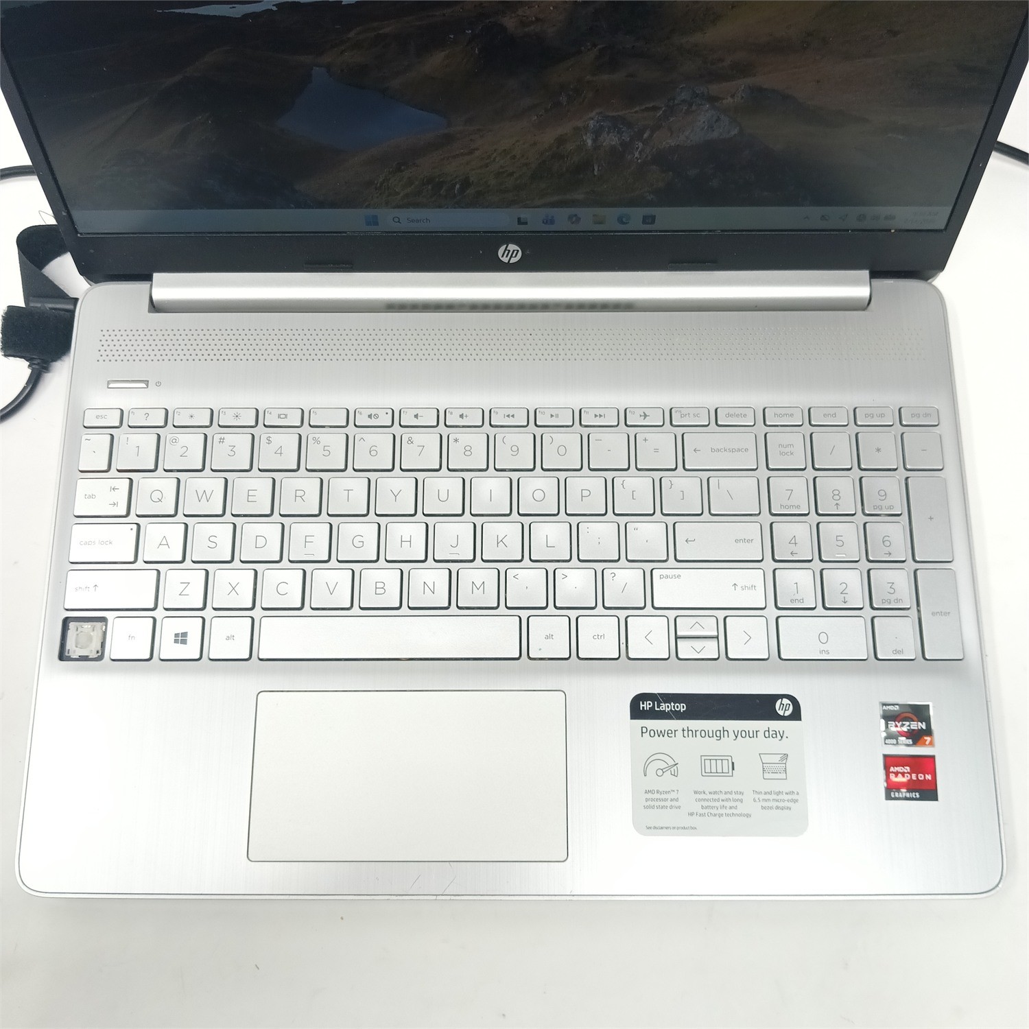 HP Laptop 15-ef1xxx Ryzen 7 4700U 2.00GHz 16GB DDR4 256GB NVMe Win11 Pro – 18328