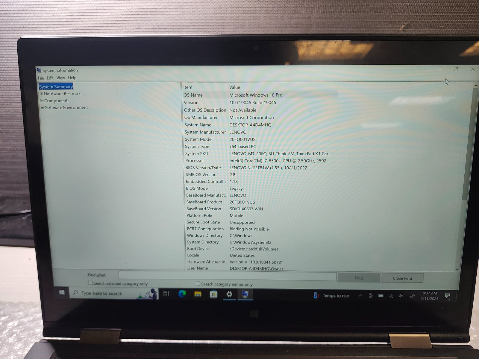 Lenovo ThinkPad X1 Yoga, Intel Core i7-6500u @2.50Ghz, 8GB RAM, 480GB SSD, W10P