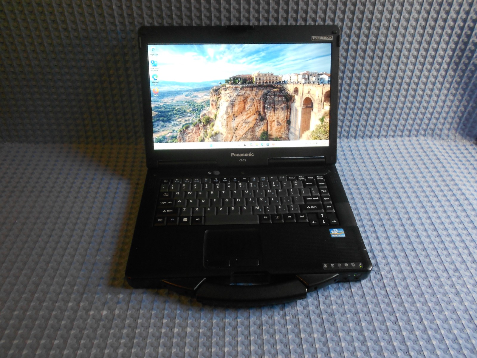 Panasonic CF-53 Tough Book I5 2.5 GHz CPU 8 GB RAM 128 GB SSD Windows 11 Pro