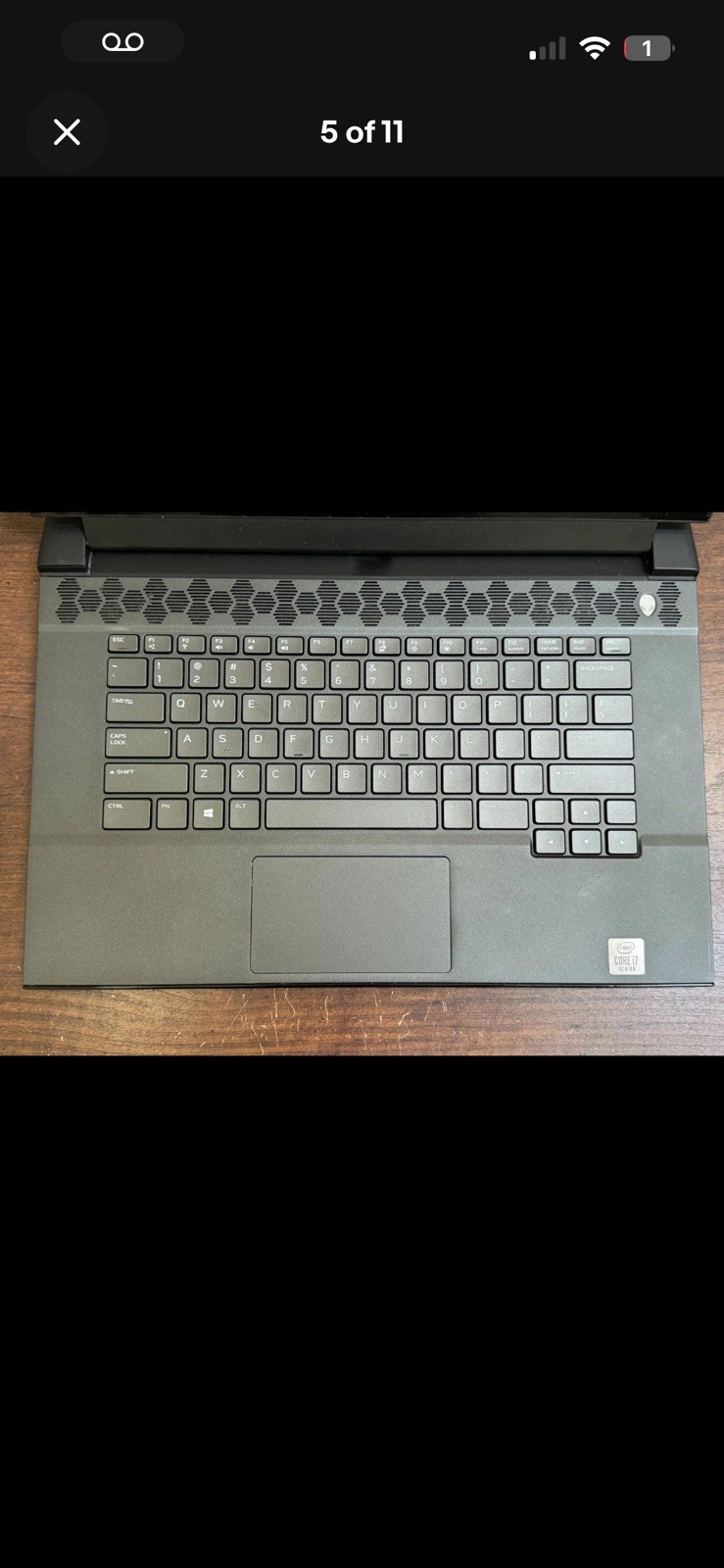 Alienware M15 R3 15.6 i7-10750H 16GB 512GB/SSD NVIDIA GTX 1650 Ti Gaming Laptop