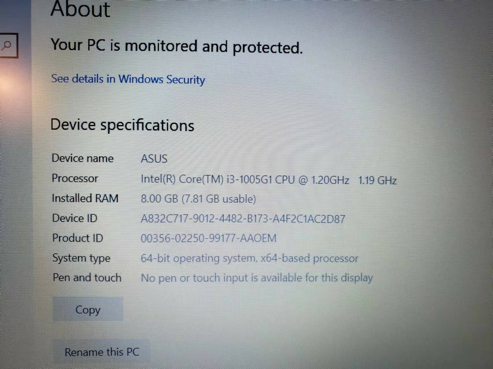New 2021 Asus VivoBook F512JA-AS34 15.6″ FHD i3-1005G1/8GB/500GB/Backlit KB
