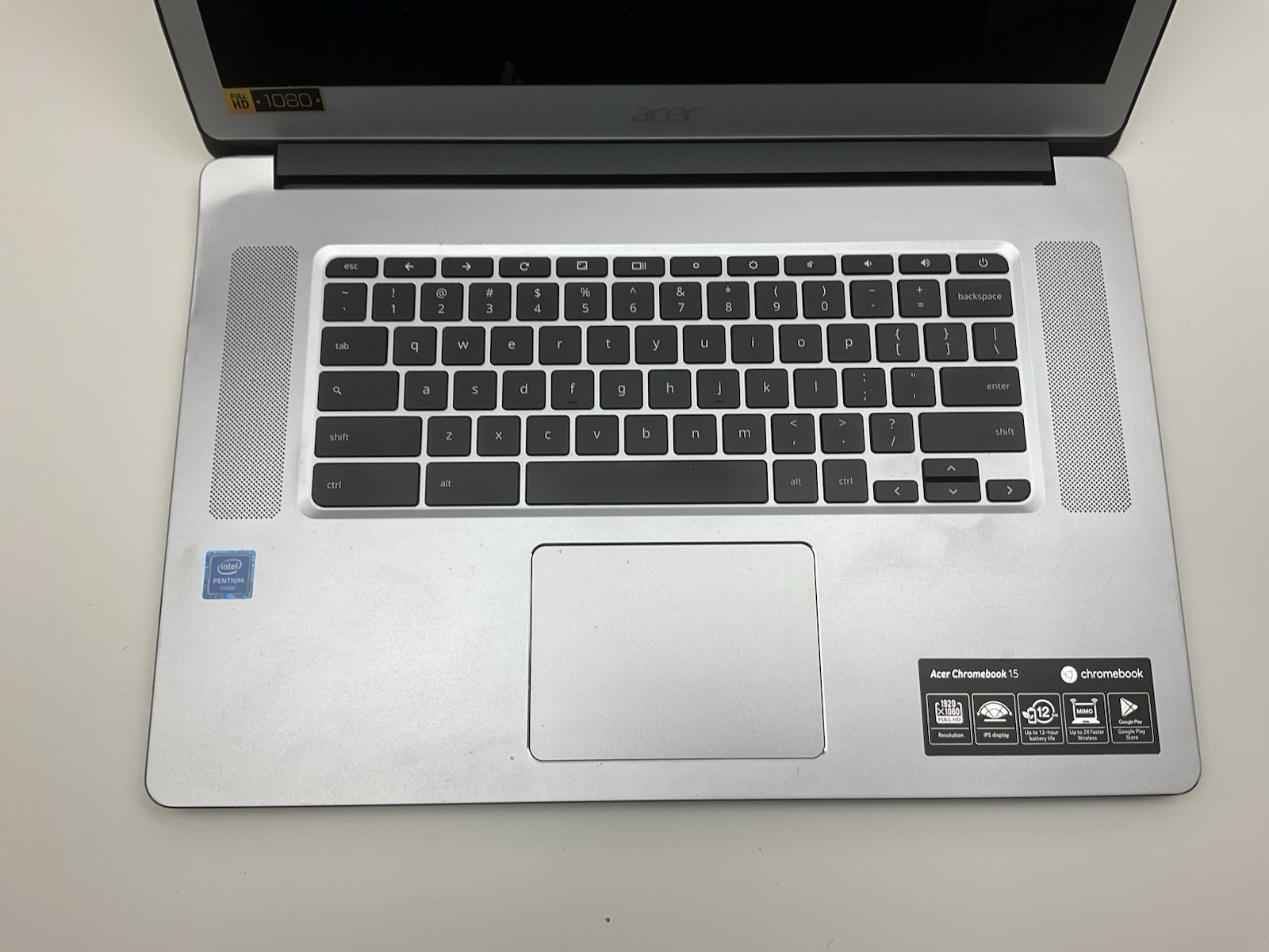 Acer Chromebook 15 Series N17Q5 Pentium N4200 15.6″ 32GB SSD 4GB FOR PARTS