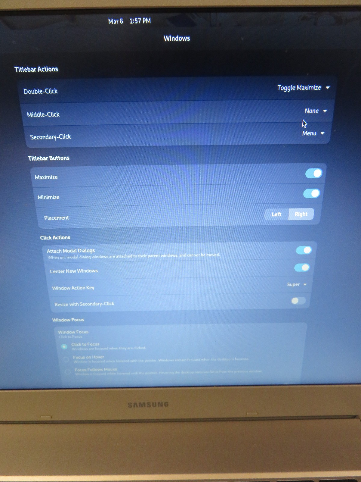 Samsuung 15.5 inch Chromebook Upgraded to KALI Linux