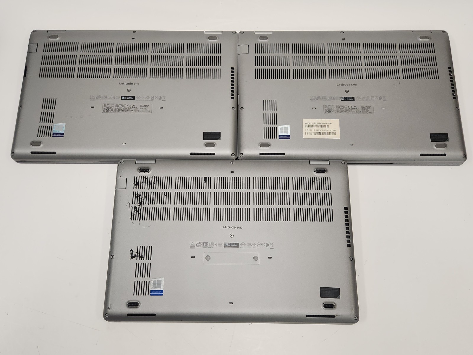 Lot of 3 Dell Latitude 5410 14″ Laptop i7-10610U 1.80GHz 16GB RAM 512GB SSD W11P