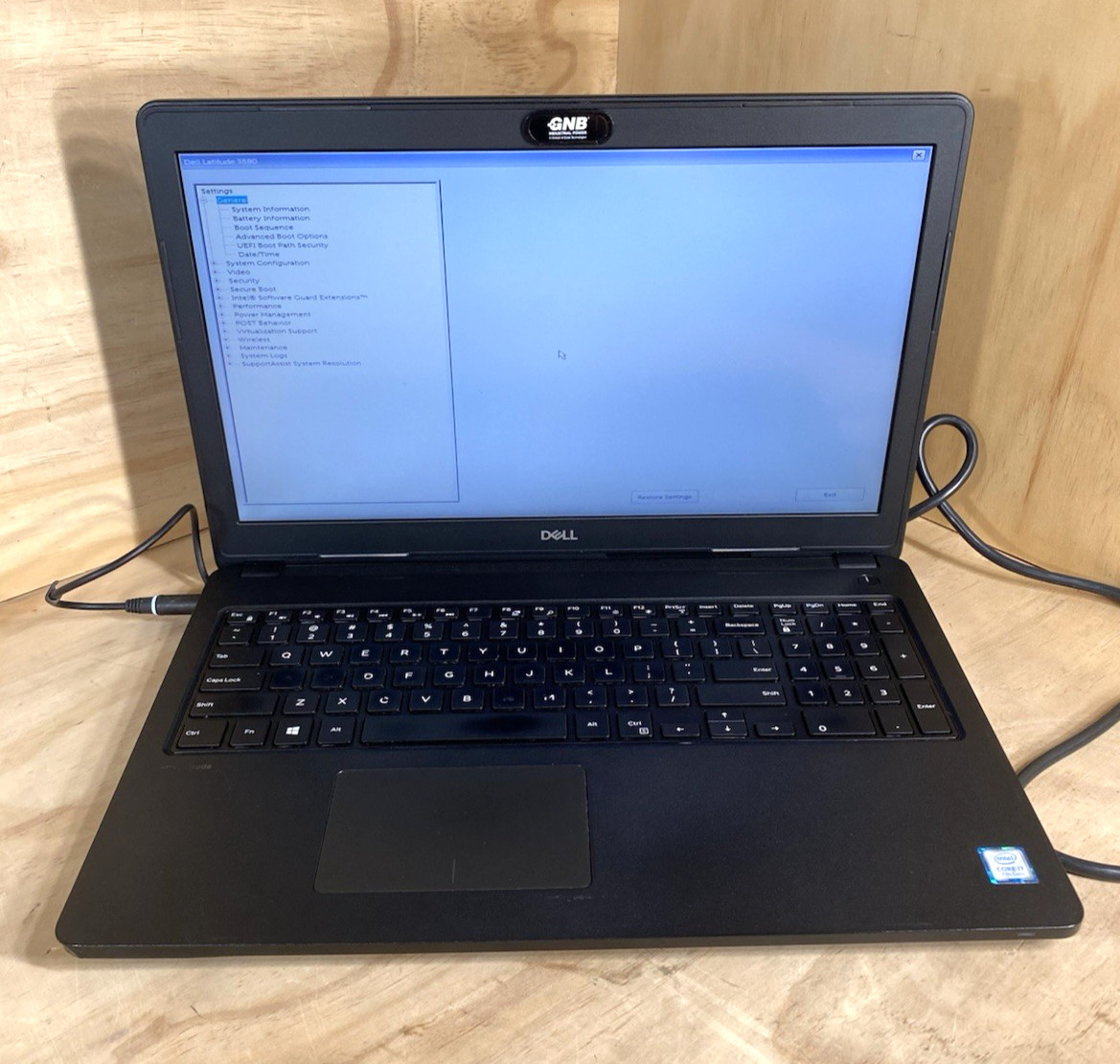 DELL LATITUDE 3580 i7-7500U@2.7GHz/4GB RAM/M|B not detect HDD/FOR PARTS