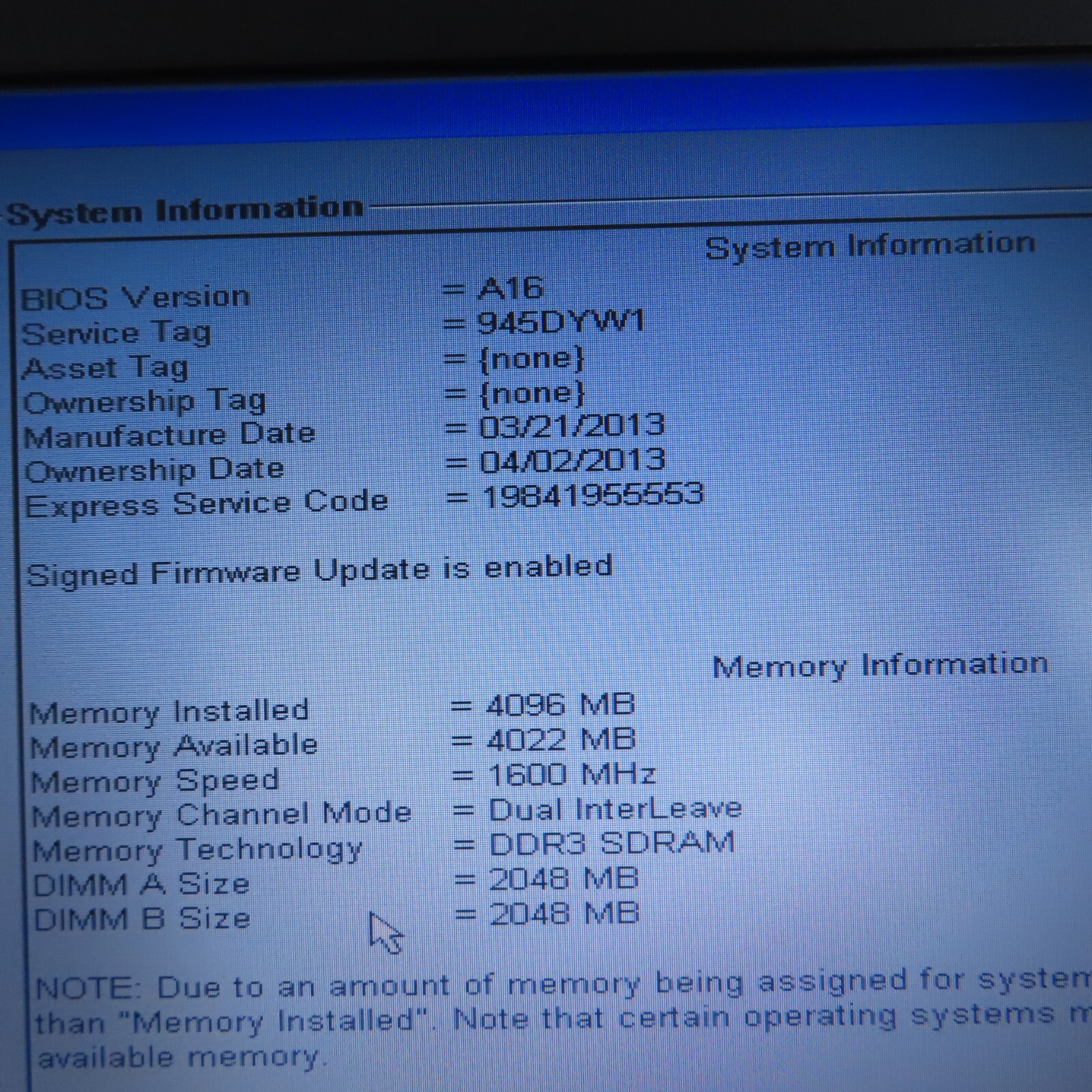 Dell Latitude E5530 Laptop Intel Core i3 15.6in 4GB Ram