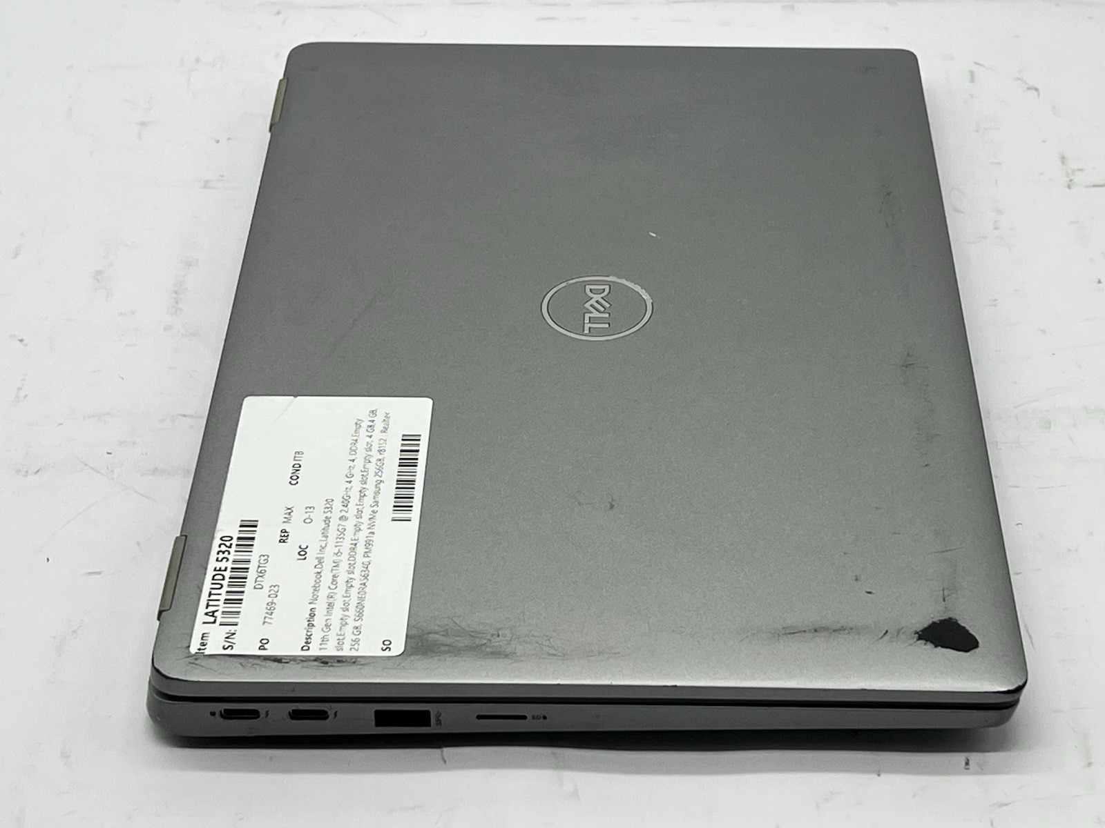 Dell Latitude 5320, Core i5-1135G7, @ 2.40GHz, 8GB RAM, 256GB NVMe-No OS/Adapter