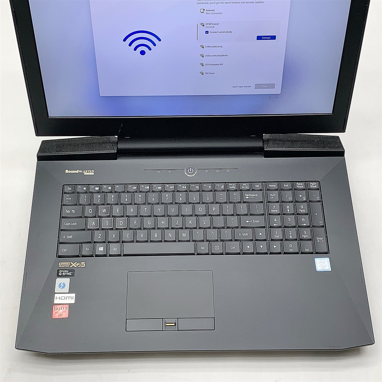 Sager P870DM Gaming Laptop i7 6700K 4.0GHZ 17.3″ FHD 32GB 512GB GTX 980 Win 11