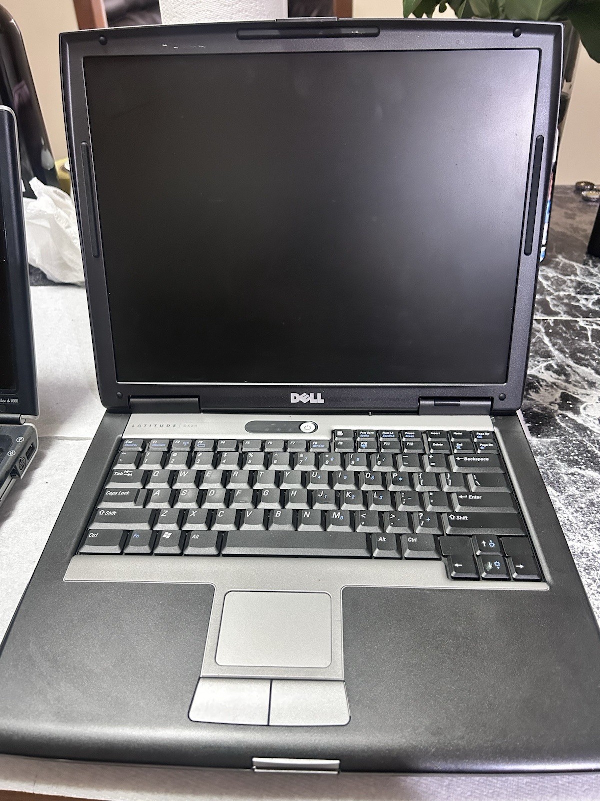Lot of 3 Vintage Laptops Dell Latitude D520 HP Pavilion dv1000 Thomson Untested