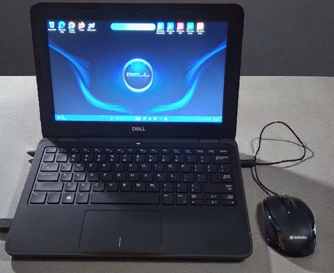 DELL Latitude 3180 Win 11 Laptop 4GB RAM 128GB SSD W Charger & Mouse Gift Idea