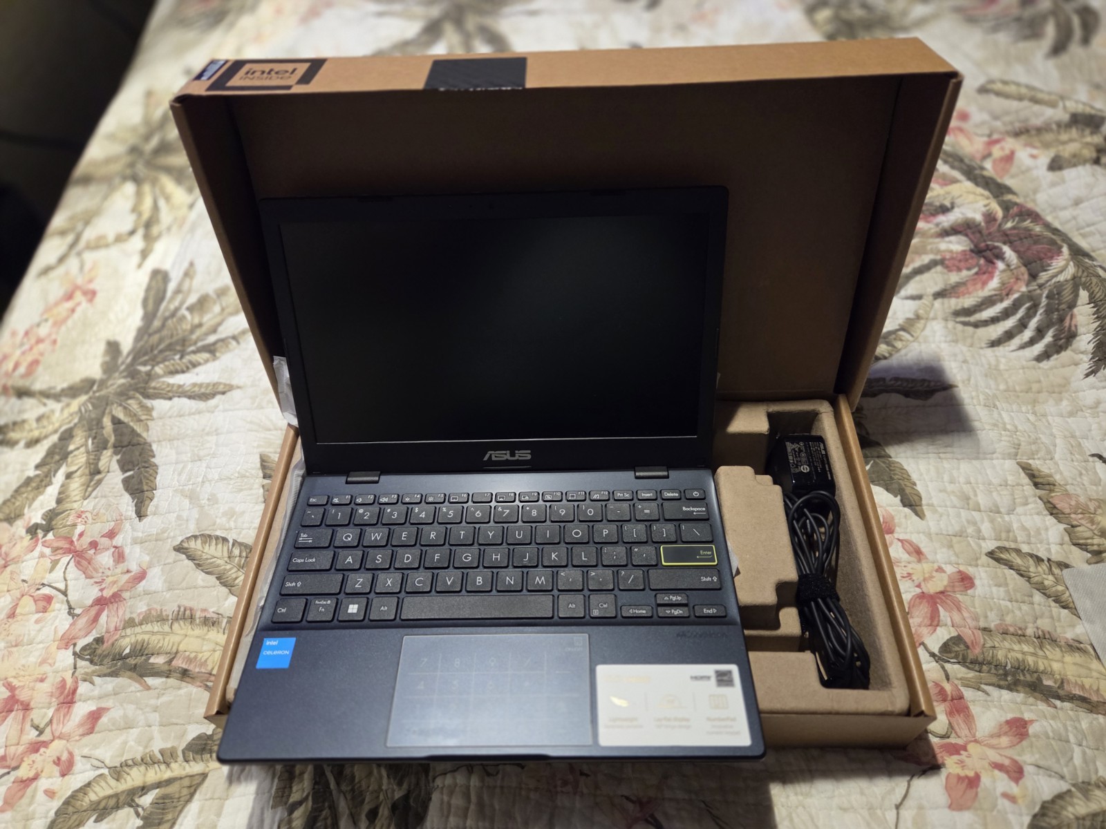 ASUS Vivobook Go 11.6” HD Laptop (4GB/128GB SSD) + ASUS VT168 15.6″ HD Monitor