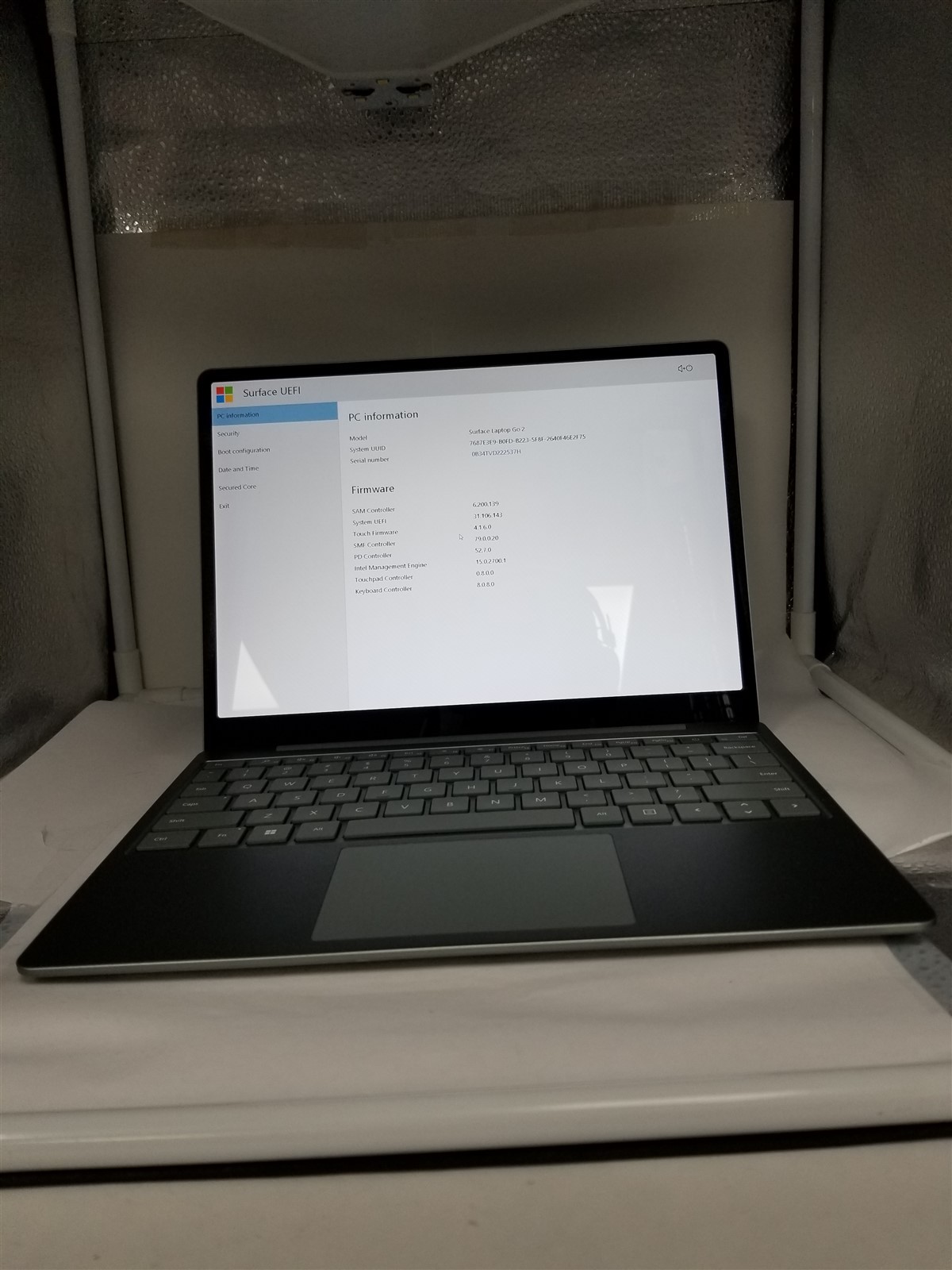 Microsoft Surface Laptop Go 2 Core i5 12.4″ 8GB/256GB Green Fully Working VG5899