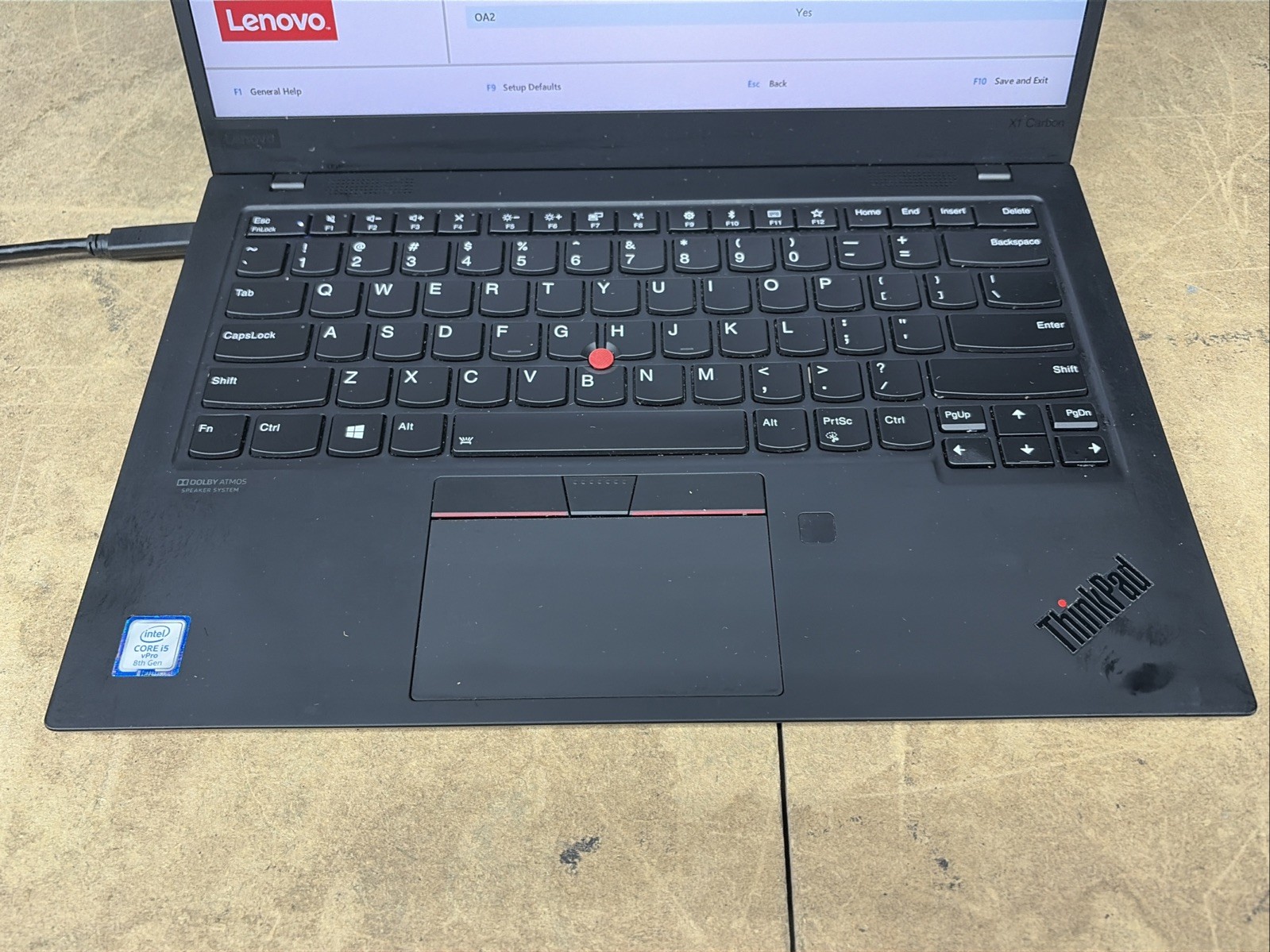 Lenovo Thinkpad X1 Carbon G7 14″ i5-8365u 16GB RAM 256GB SSD